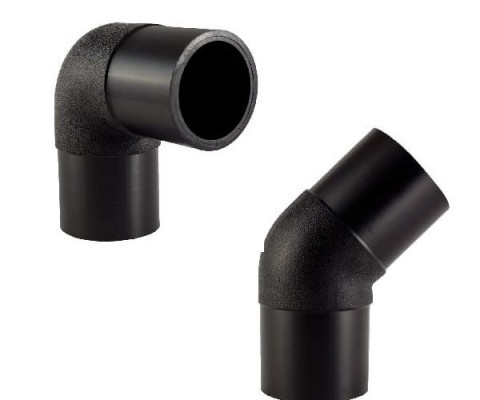 Отвод 45° литой DN-400 мм ПЭ 100 (ПНД) SDR 17