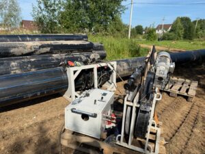 Запуск стыкового сварочного аппарата для ПНД труб